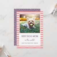 Beste gestreifte Mama für Hunde | Koralle | Mutter