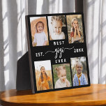 Beste GiGi je - Grandchildren FotoCollage Fotoplatte<br><div class="desc">Feiern Sie mit dieser personalisierten Grandchildren Foto Collage Plaque den "Besten GiGi-je". Mit einer liebevoll arrangierten Collage aus hochgeliebten Fotos, die besondere Momente einnehmen, ist diese Plakette mit einer herzlichen Botschaft geschmückt. Es ist aus hochwertigen Materialien mit schlichter Oberfläche gefertigt und eignet sich hervorragend für die Darstellung bei der Zuhause....</div>