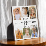 Beste GiGi je - Grandchildren FotoCollage Fotoplatte<br><div class="desc">Feiern Sie mit dieser personalisierten Grandchildren Foto Collage Plaque den "Besten GiGi-je". Mit einer liebevoll arrangierten Collage aus hochgeliebten Fotos, die besondere Momente einnehmen, ist diese Plakette mit einer herzlichen Botschaft geschmückt. Es ist aus hochwertigen Materialien mit schlichter Oberfläche gefertigt und eignet sich hervorragend für die Darstellung bei der Zuhause....</div>
