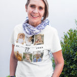 Beste GiGi je - Grandchildren FotoCollage T-Shirt<br><div class="desc">Feiern Sie den "Besten GiGi-je" mit diesem personalisierten Grandchildren Foto Collage T - Shirt. Dieses herzliche Geschenk besticht durch eine wunderschön arrangierte Collage mit wertvollen Fotos, die besondere Momente einfangen, ergänzt durch eine liebevolle Botschaft. Es ist aus weichem, langlebigem Stoff gefertigt und bietet Komfort und Stil. Das individuelle Design sorgt...</div>