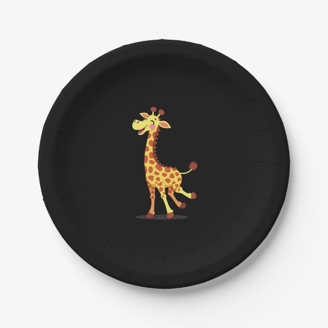 Beste Giraffe Kunst für Männer Frauen Erwachsene G Pappteller (Vorderseite)