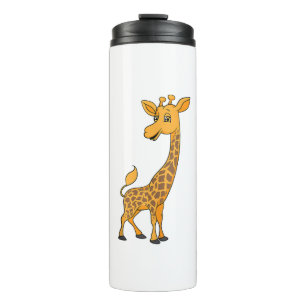 Beste Giraffe Kunst für Männer Frauen Erwachsene G Thermosbecher