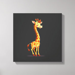 Beste Giraffen-Kunst für Männer Frauen Erwachsene  Leinwanddruck