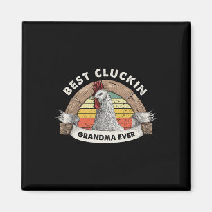 Beste gluckende Oma Hühner Oma Geflügelfarm Magnet