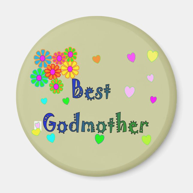 Beste Godmatergeschenke Magnet (Vorne)