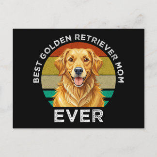 Beste Golden Retriever-Mutter überhaupt Postkarte