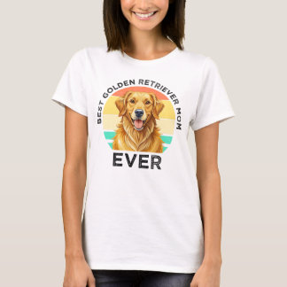 Beste Golden Retriever-Mutter überhaupt T-Shirt