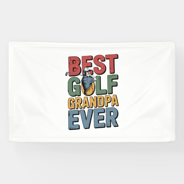 Beste Golf Opa je Banner (Horizontal)