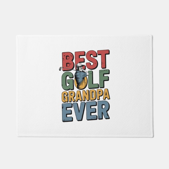 Beste Golf Opa je Fußmatte (Vorderseite)