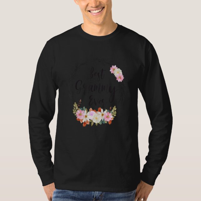 Beste Grammie je Frauen Blumendekoration Oma 2 T-Shirt (Vorderseite)
