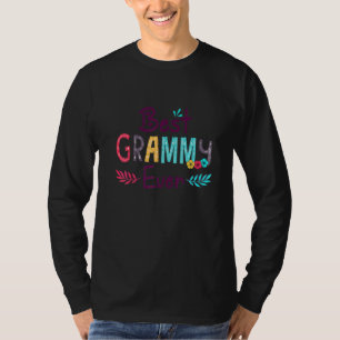 Beste Grammy je Women Blume Dekoration Oma T-Shirt