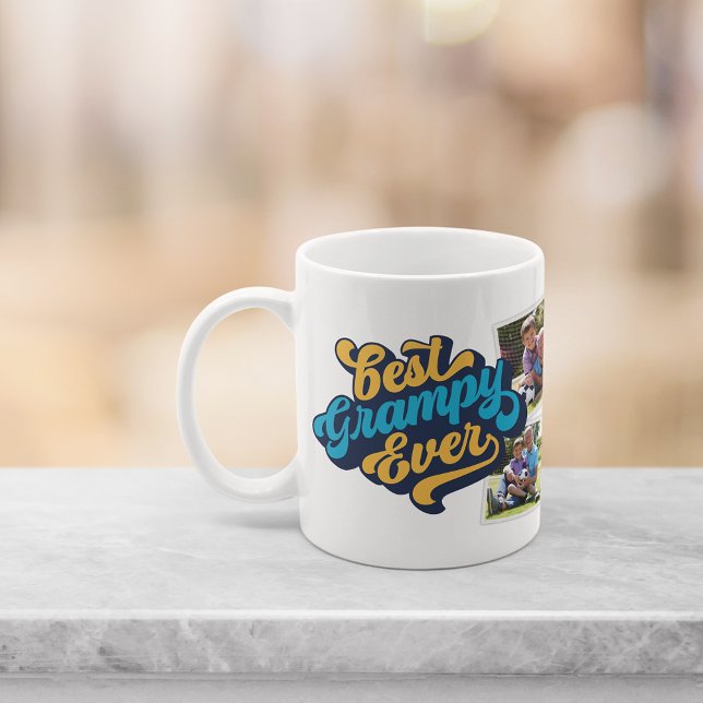 Beste Grampie je | Opa-Foto Kaffeetasse (Von Creator hochgeladen)