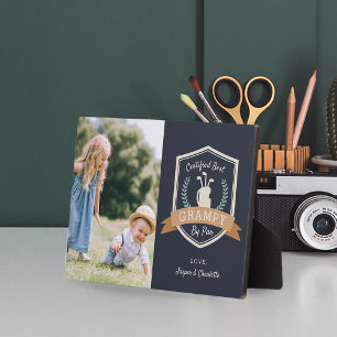 Beste Grampie nach Par   Golf Opa Foto Fotoplatte