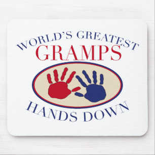 Beste   Gramps Hände unten Mousepad