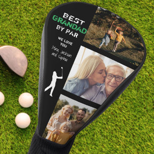 Beste Grandade nach Par Foto Cool Golfer Vatertag Golf Headcover