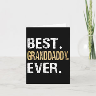 Beste Granddaddy-Geschenke von Grandtochter Gran Karte