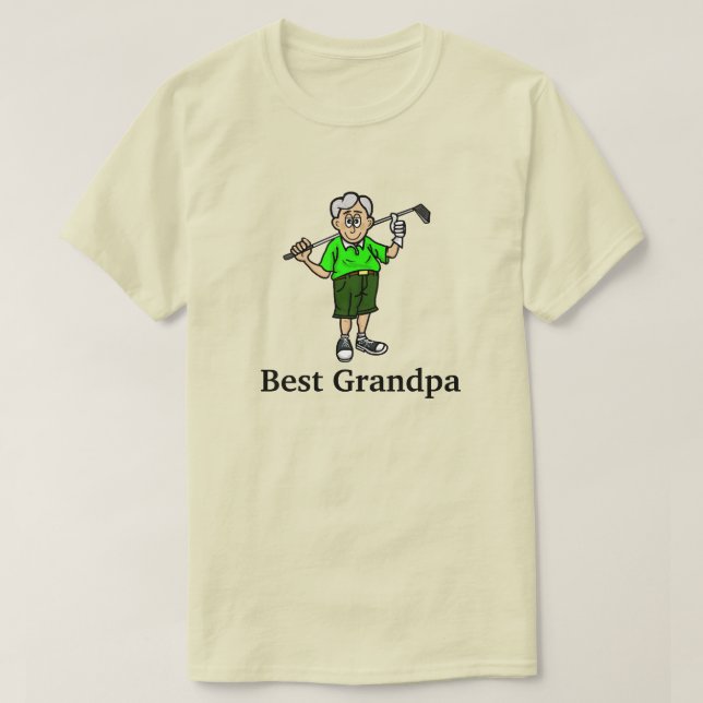Beste Grandpa Gran Via Nassa T - Shirt (Design vorne)