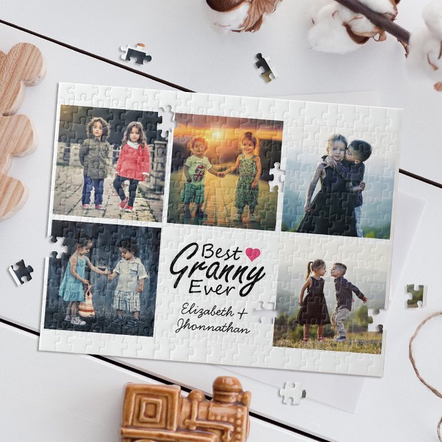 Beste Granny je Moderne FotoCollage Großartiges Ge (Von Creator hochgeladen)