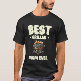 Beste Grillmeisterin Mama Grillt Grill Kochen BBQ T-Shirt
