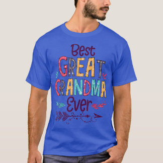 Beste große Oma je Niedliche Arrow Familie Segnung T-Shirt