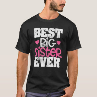 Beste große Schwester überhaupt Geschwister Famili T-Shirt