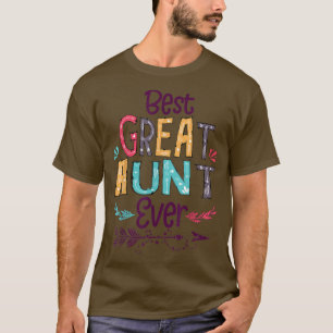 Beste große Tante je Niedliche Arrow Familie Segnu T-Shirt