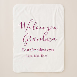 Beste Großeltern Foto-Geschenke Klassiker Sherpadecke