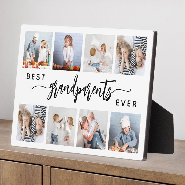 Beste Großeltern je 8 Foto Collage weiß Fotoplatte (Von Creator hochgeladen)