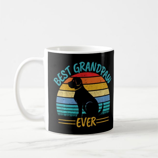 Beste Großmutter je für Hunde Großvater Kaffeetasse (Links)