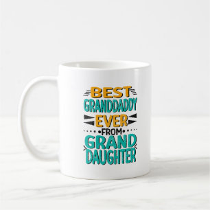Beste Großmutter je Großtochter, moderne Farben Kaffeetasse