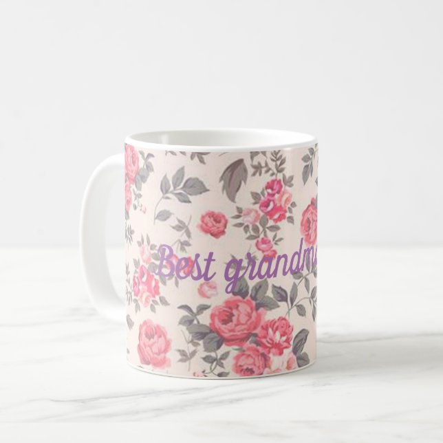Beste Großmutter je Kaffeetasse (Vorderseite Links)