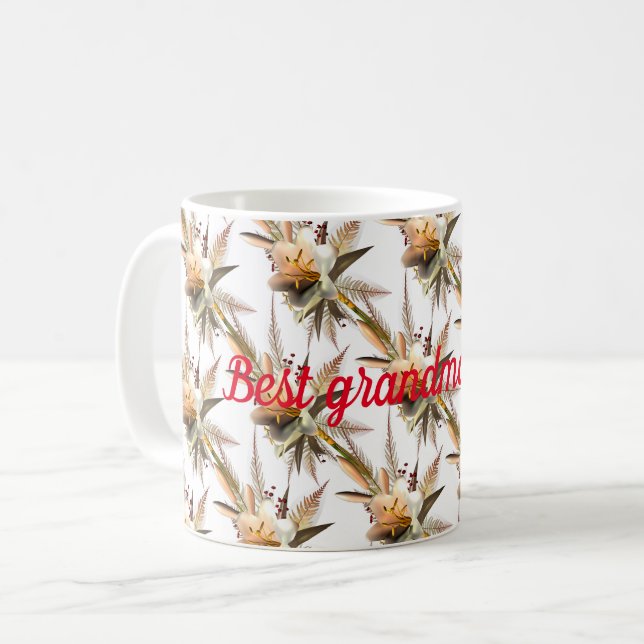Beste Großmutter je Kaffeetasse (Vorderseite Links)