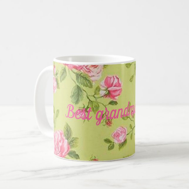 Beste Großmutter je Kaffeetasse (Vorderseite Links)