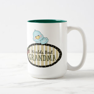 Beste Großmutter-Tasse der Welt Zweifarbige Tasse