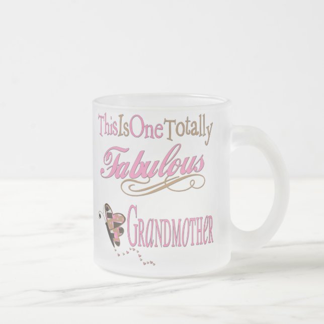 Beste Großmutter überhaupt Mattglastasse (Rechts)