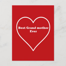 Beste Großmutter überhaupt Postkarte