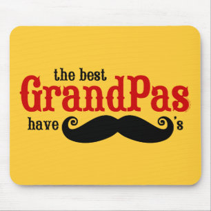 Beste Großväter haben Schnurrbärte Mousepad