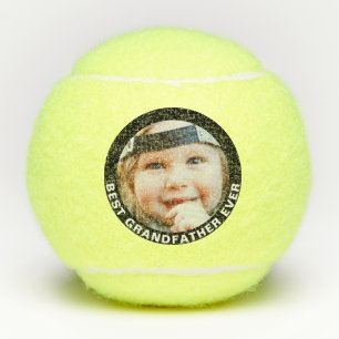 Beste Großvater je Kind Foto II Tennis Balls Tennisbälle