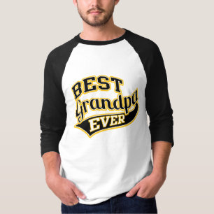 Beste Großvater-überhaupt Baseballstadion-Art T-Shirt