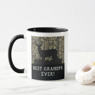 Beste Großvater-überhaupt Rotwild-Jagd-Camouflag Tasse