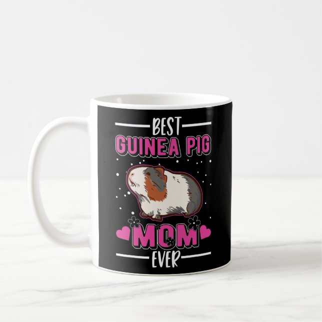 Beste Guinea Schweinefleisch Mama je  Kaffeetasse (Links)