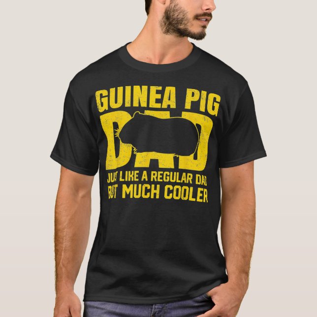 Beste Guinea Schweinefleisch Vater je Guinea Pater T-Shirt (Vorderseite)
