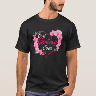 Beste Gummy-Blume gesegnet Tag der Großmütter T-Shirt