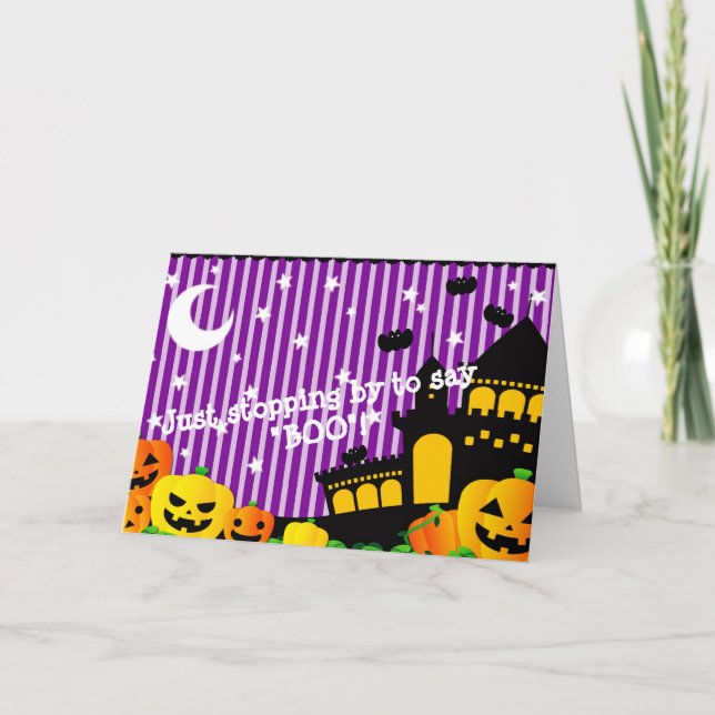 Beste Halloween-Note Karte (Vorderseite)