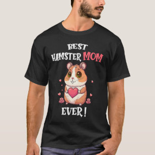 Beste Hamster-Mama Niedlich Valentinstag Girls H T-Shirt