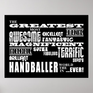 Beste Handballspieler: Bester Handballer Poster