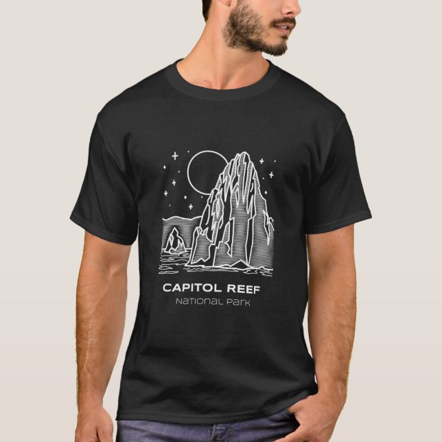 Beste Hauptstadt Riff Nationalpark California T -  T-Shirt (Vorderseite)