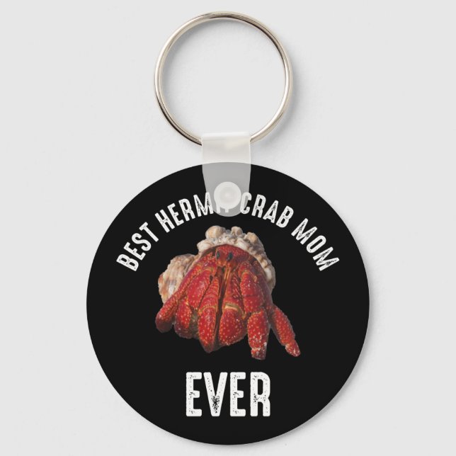 Beste Hermit Crab Mama je Schlüsselanhänger (Vorderseite)
