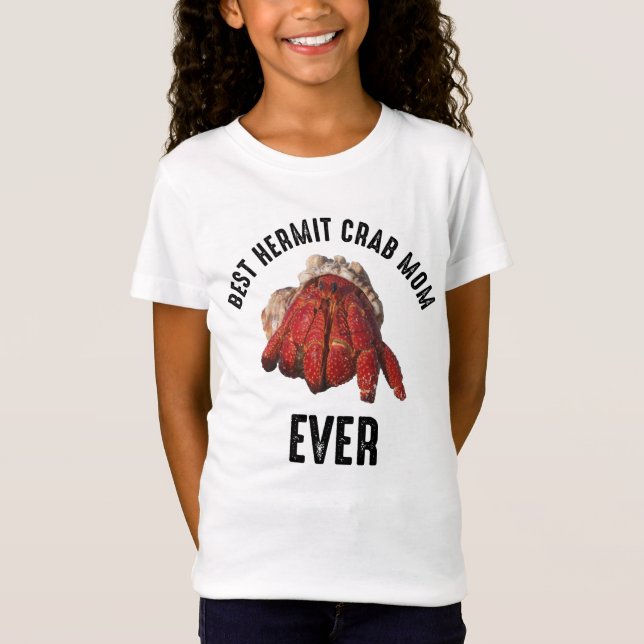 Beste Hermit Crab Mama je T-Shirt (Vorderseite)