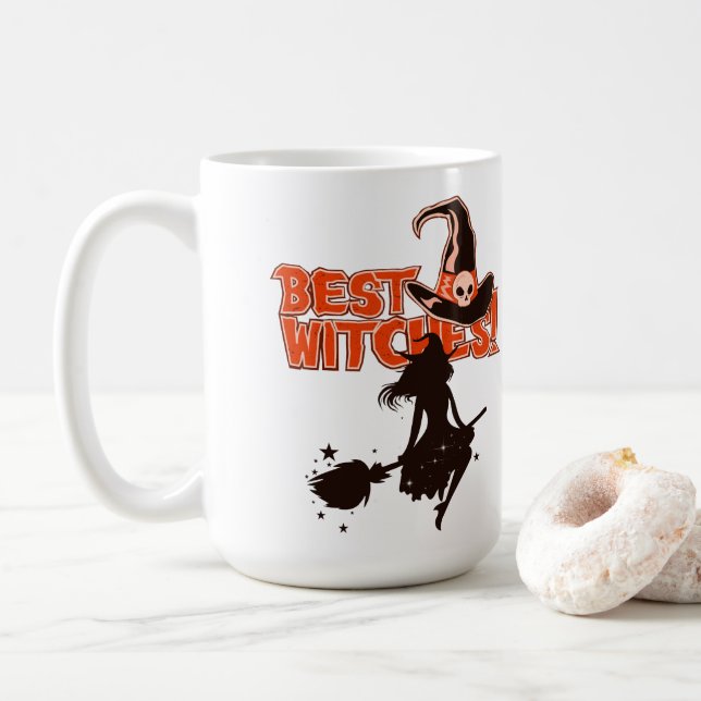 Beste Hexenmeisterschaft-Tasse Kaffeetasse (Mit Donut)